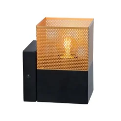 Lucide RENATE - Wandlamp - 1xE27 - Zwart Online