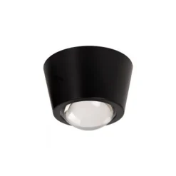 Lucide RIGON Plafonnière-Zwart-LED-6W-3000K-Alumin. Clearance