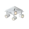 Lucide RILOU - Plafondspot - LED Dimb. - GU10 - 4x5W 3000K - Wit Best