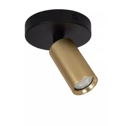 Lucide RITMO - Plafondspot - Ø 10 cm - 1xGU10 (MR11) - Mat Goud / Messing Outlet