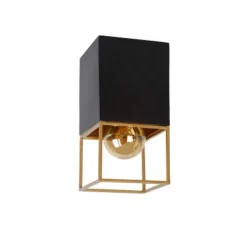 Lucide RIXT - Plafonnière - 1xE27 - Zwart Online