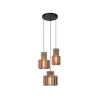 Lucide ROLLO Hanglamp-Taupe-3xE27-40W-Vilt Hot