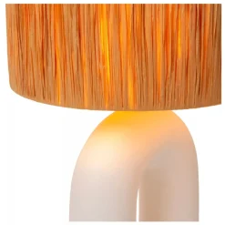 Lucide RONDA Tafellamp-Wit-1xE27-40W-Kerami. Sale