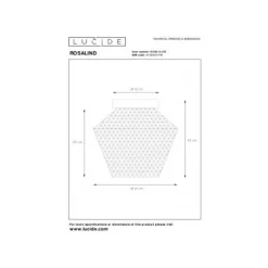 Lucide ROSALIND - Plafonnière - Ø 21 cm - 1xE27 - Fumé Best