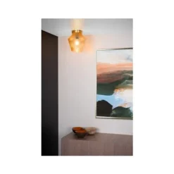 Lucide ROSALIND - Plafonnière - Ø 21 cm - 1xE27 - Amber Discount