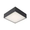 Lucide ROXANE Plafonnier Led Vierkant 10W Anthraciet Sale