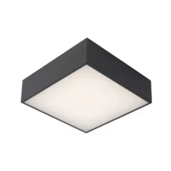 Lucide ROXANE Plafonnier Led Vierkant 10W Anthraciet Sale