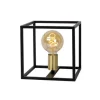 Lucide RUBEN Tafellamp 1x E27 40W Zwart / mat goud New