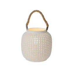Lucide SAFIYA - Tafellamp - Ø 16,5 cm - 1xE14 - Wit Discount