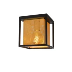 Lucide SANSA - Plafonnière - 1xE27 - Zwart Best