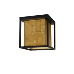 Lucide SANSA - Plafonnière - 1xE27 - Zwart Best