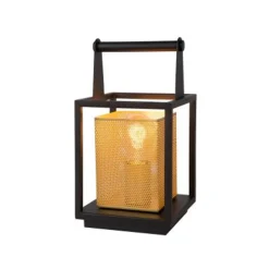 Lucide SANSA - Tafellamp - 1xE27 - Zwart Hot