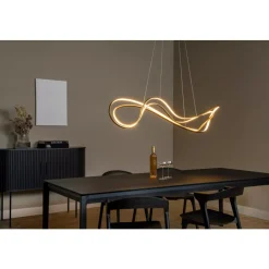 Lucide SARDANA Hanglamp-Mat Go.-LED Dimb.-53W-2700K/3200K Discount