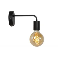 Lucide SCOTT - Wandlamp - 1xE27 - Zwart New