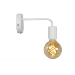 Lucide SCOTT - Wandlamp - 1xE27 - Wit Clearance