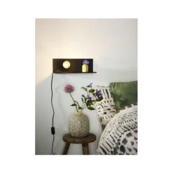 Lucide SEBO - Bedlamp - 1xE27 - Zwart Hot