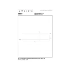 Lucide SEGIN - Wandlamp - LED - 1x6W 2700K - Zwart Sale