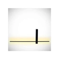 Lucide SEGIN - Wandlamp - LED - 1x6W 2700K - Zwart Sale