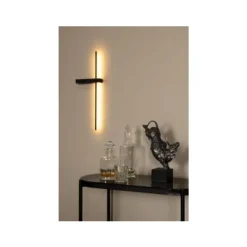 Lucide SEGIN - Wandlamp - LED - 1x6W 2700K - Zwart Sale
