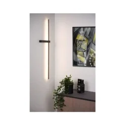 Lucide SEGIN - Wandlamp - LED - 1x10W 2700K - Zwart Sale