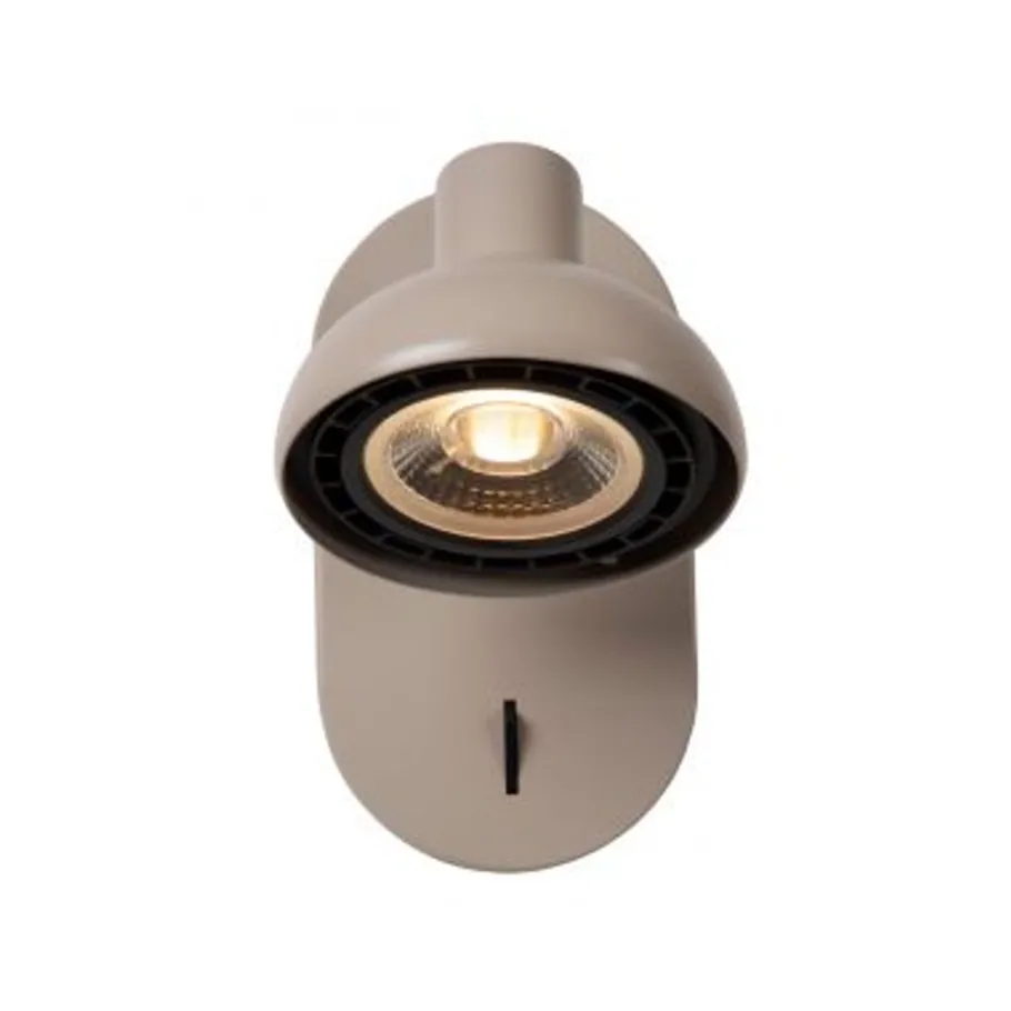 Lucide SENSAS Bedlamp-Beige-1xGU10 (ES111)-12W-Staal Outlet