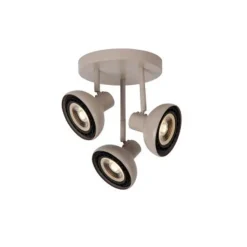 Lucide SENSAS Plafondspot-Beige-Ø25,8-3xGU10 (ES111)-12W Outlet