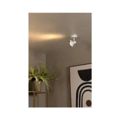 Lucide SENSAS Plafondspot-Wit-1xGU10 (ES111)-12W-Staal Online