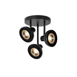 Lucide SENSAS Plafondspot-Zwart-Ø25,8-3xGU10 (ES111)-12W Clearance