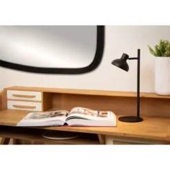 Lucide SENSAS Tafellamp-Zwart-Ø18-1xGU10 (ES111)-12W New