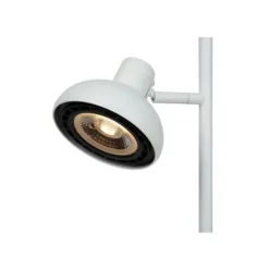 Lucide SENSAS Vloerlamp-Wit-2xGU10 (ES111)-12W-Staal Best