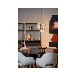 Lucide SENTUBAL Hanglamp-Zwart-Ø35-LED Dimb.-5,2W-2700K Outlet