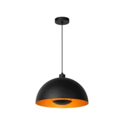 Lucide SIEMON - Hanglamp - Ø 40 cm - 1xE27 - Zwart Discount