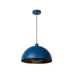 Lucide SIEMON - Hanglamp - Ø 40 cm - 1xE27 - Blauw Hot