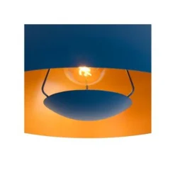 Lucide SIEMON - Hanglamp - Ø 40 cm - 1xE27 - Blauw Hot