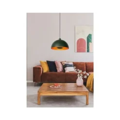 Lucide SIEMON - Hanglamp - Ø 40 cm - 1xE27 - Groen