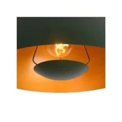 Lucide SIEMON - Hanglamp - Ø 40 cm - 1xE27 - Groen