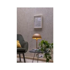 Lucide SIEMON - Tafellamp - Ø 25 cm - 1xE14 - Okergeel Online