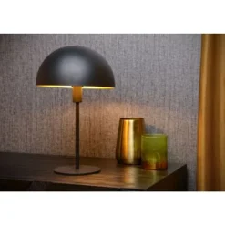 Lucide SIEMON - Tafellamp - Ø 25 cm - 1xE14 - Zwart Clearance