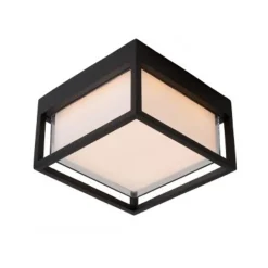 Lucide SINGA LED - Wandlamp Buiten - LED - 1x10W 2700K - IP54 - Zwart New