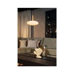 Lucide SINGALA Hanglamp-Mat Go.-Ø30-1xE27-60W-Glas Outlet