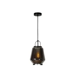 Lucide SISKA Hanglamp-Fumé-1xE27-40W-Glas Online
