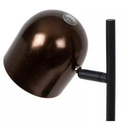 Lucide SKANSKA RECH - Oplaadbare Bureaulamp Binnen/Buiten - Accu/Batterij - LED Dimb. - CCT - 1x3W 3000K/6000K - IP44 - Koffie New