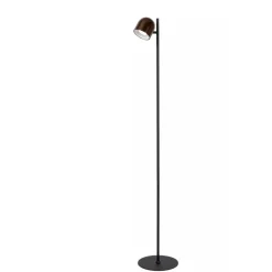 Lucide SKANSKA RECH - Oplaadbare Vloerlamp Binnen/Buiten - Accu/Batterij - Ø 23 cm - LED Dimb. - CCT - 1x3W 3000K/6000K - IP44 - Koffie Discount