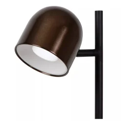 Lucide SKANSKA RECH - Oplaadbare Vloerlamp Binnen/Buiten - Accu/Batterij - Ø 23 cm - LED Dimb. - CCT - 1x3W 3000K/6000K - IP44 - Koffie Discount