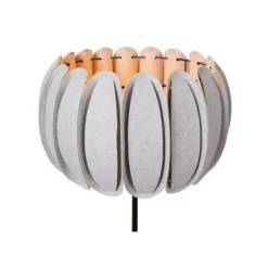 Lucide SPENCER Vloerlamp-Grijs-Ø40-1xE27-40W-Vilt Hot