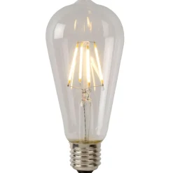 Lucide ST64 - Filament lamp - Ø 6,4 cm - LED Dimb. - E27 - 1x5W 2700K - Transparant New