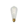Lucide ST64 Fil. lamp-Transp.-LED Dimb.-1xE27-4,9W-2700K Hot