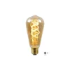 Lucide ST64 TWILIGHT SENSOR - Filament lamp Buiten - Ø 6,4 cm - LED - E27 - 1x4W 2200K - Amber New