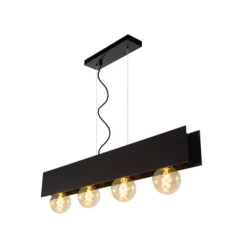Lucide SURTUS Hanglamp 4xE27/60W Zwart Best