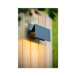 Lucide SWINDON Wandlamp Buiten-Zwart-LED-16W-2700K-IP54 Outlet